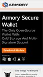 Mobile Screenshot of bitcoinarmory.com